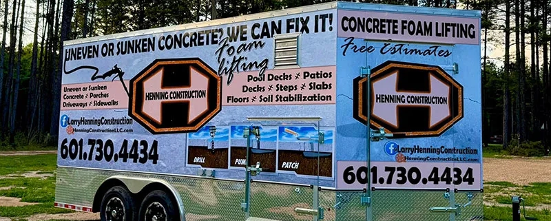 Concrete lifting contractor Southeast Louisiana