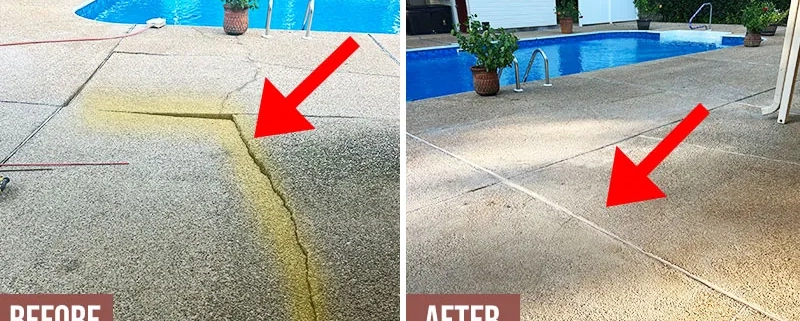 Pool deck leveling Southeast LA