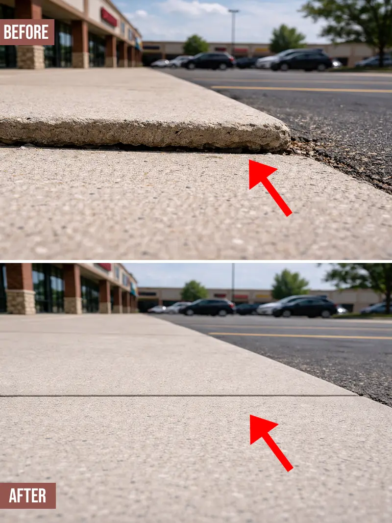 Retail Concrete Leveling in Southeast LA Retail Concrete Leveling in Southeast LA